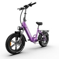 bicicleta electrica maxturn literider 20- motor 500w bateria 48v135ah 20 pulgada neumaticos freno de disco hidraulico - morado