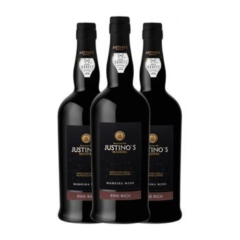 Justino's Madeira Vino Generoso Fine Rich Madeira 3 Años 75 Cl 19% Vol. (pack De 3 Unidades)