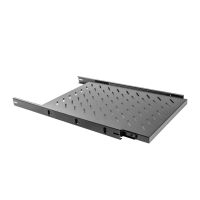 bandeja deslizante lanberg ak-1011-b 1u 19 metal negro 60kg para racks fondo 1000mm