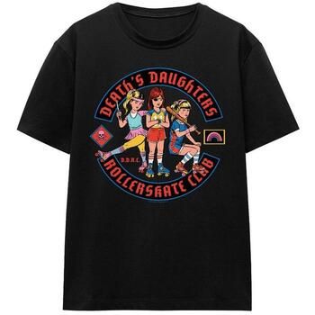 Steven Rhodes Camiseta Death's Daughters Rollerskate Club para mujer