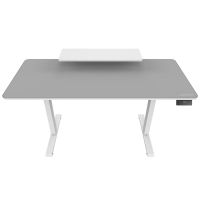 mesa gaming cougar 120cm madera blanca altura electrica ergonomica