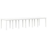 mesa de jardin  mesa de exterior 350 x 100 x 74 cm ratan sintetico