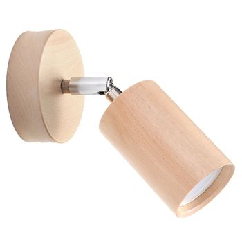 Aplique de pared orel madera natural
