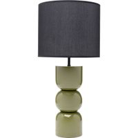 lampara de mesa khaki 53 cm de poliresina verde