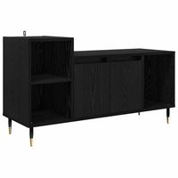 mueble de tv  mueble de salon  gabinete de tv roble negro 100 x 35 x 55 cm