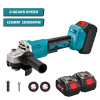 amoladora angular electrica sin escobillas 1000w 125mm 3 velocidades maquina de corte herramienta electrica de carpinteria para bateria makita de 18v
