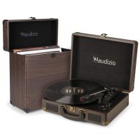 tocadiscos audizio rp114w con altavoces integrados digitalizacion mp3 y estuche
