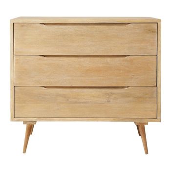 Cómoda de 3 cajones de mango de 95 cm