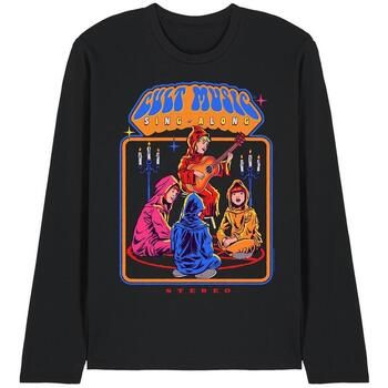 Steven Rhodes Camiseta manga larga Cult Music Sing-Along para mujer
