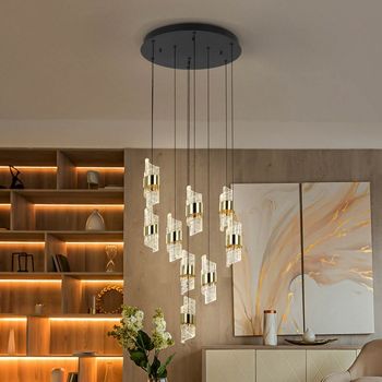 Lámpara colgante led iliada (9x7w)