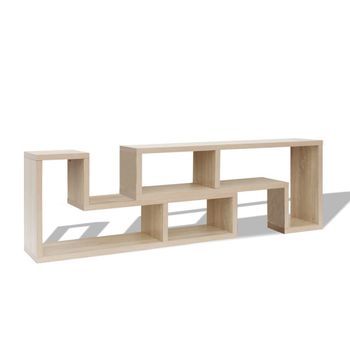 Mueble Para Tv En Forma De L Color Roble Vidaxl