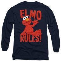 sesame street camiseta manga larga rules para mujer