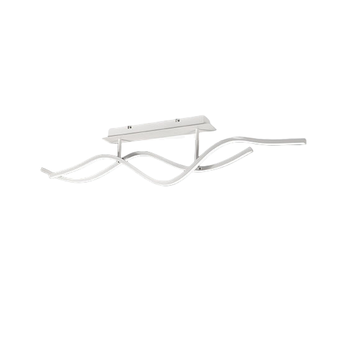 Lámpara Colgante De Techo Led Blanca Sinuo 36w 3666-65-102 Fabas Luce