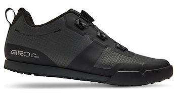 Zapatillas de mtb para pedales planos giro tracker boa negro
