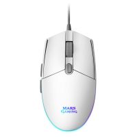 mars gaming mmg raton gaming rgb 4200 dpi blanco
