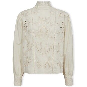 Y.a.s Blusa YAS Top Trophy L/S - Birch/Birch para mujer