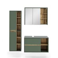 conjunto de muebles de cuarto de bano viola 3 partes vicco