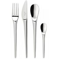 villeroy-boch juego de cubiertos de acero inoxidable de 24 piezas - 12-6529-9030