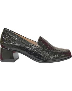 de PITILLOS ZAPATOS TACON PIEL CHAROL COCO NEGRO COCO SIOUX NEGRO