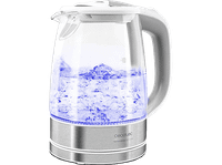 hervidor de agua - cecotec thermosense 350 2200 w 17 l vidrio borosilicato filtro antical