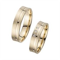 alianzas oro amarillo con diamantes ancho 5 mm
