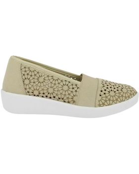 de D`CUTILLAS MOCASINES PARA MUJER DOCTOR CUTILLAS 38474 TROQUELADO FLORES PLATINO