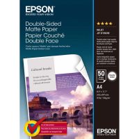 papel fotografico epson double-sided matte paper a4 50 hojas mate