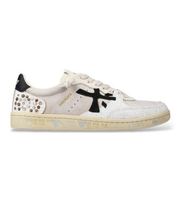 premiata para mujer bsktclad zapatillas de piel bsktclad blanco 38 plano cordones casual