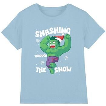 Marvel Camiseta Smashing Through The Snow para niño
