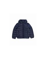 chaqueta champion hooded legacy azul infantil