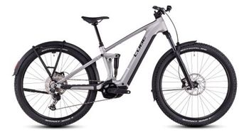 Cube stereo hybrid one22 race 800 allroad mtb electrica de suspension total shimano deore 12s 800 wh 27 5   plata 2025