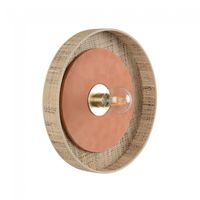 aplique de pared portinatx 40 terracota