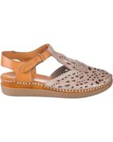 de 48 horas sandalia confort para mujer 4102 color tierra