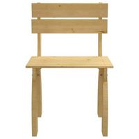 silla de jardin  silla de exterior  sillon jardin de madera de pino impregnada