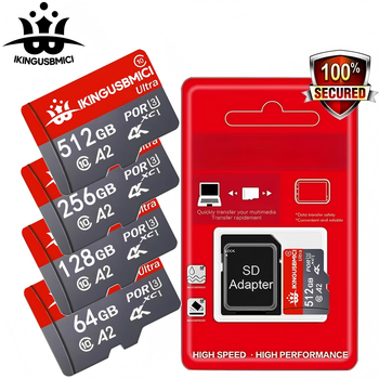 Tarjeta Micro TF SD de 32GB 64GB 128GB 256GB, Tarjetas TF, Tarjetas SD, Tarjeta de Memoria A2 de Transferencia Rápida para Dispositivos Digitales Nintendo Switch