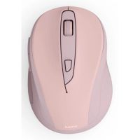 raton hama wm-400 rf wireless 1600 dpi rosa 6 botones ergonomia oficina