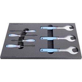 Unior Kit Herramientas En Bandeja Para Banco De Trabajo Sos (7 Piezas)