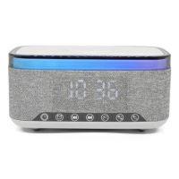 reloj despertador denver crq-225 fm led multicolor bluetooth 53