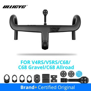 Manillar de carbono integrado ULLICYC CC.01 con cableado interno completo para bicicleta de carretera, 370mm-430mm, compatible con V4RS V5RS C68