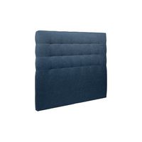 cabecero acolchado de 135 cm - tela natte azul oceano