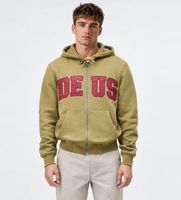 deus ex machina para hombre d263mzh345 sudadera con capucha y cremallera victory lap verde l casual algod243n reciclado