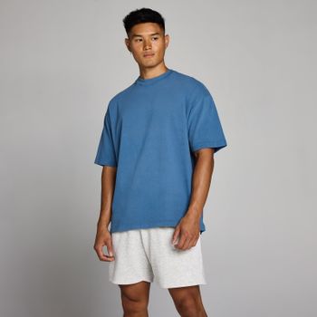 Camiseta oversize de algodón lavado para hombre de MP - Azul track - XXXL