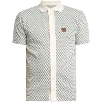 Trojan Polo Polo de jacquard de diamantes para hombre
