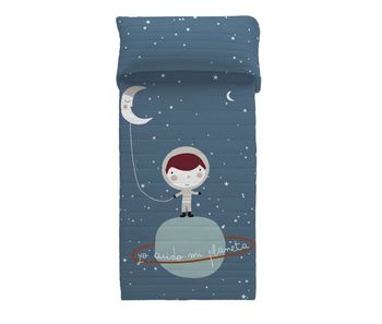 Colcha bouti reversible planeta a 180x260 cm