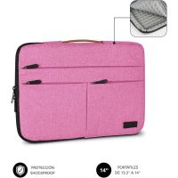 funda subblim air padding 360 para portatil 14 rosa