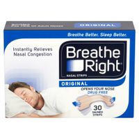 breathe right congestion relief nasal strips original smallmedium