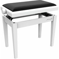 audibax kb600 white banco para piano teclado ajustable regulable acolchado