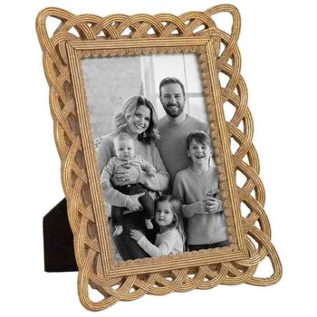 Porta fotos 10x15 dorado 15,6x2,5x20,4h cm