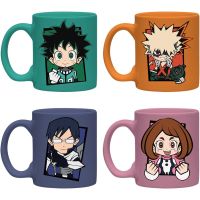 set 4 tazas espresso my hero academia ceramica 150 mls