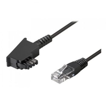 Goobay Cable TAE-F a RJ-45 Macho/Macho 15m Negro
